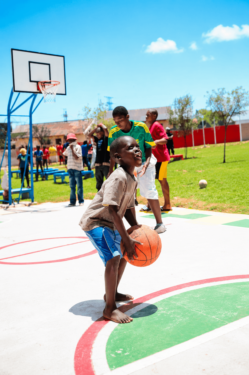 N-Bright Star Academy students engaged in active campus life